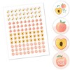 Big Dot of Happiness Sweet as a Peach - Fruit Themed Baby Shower or Birthday Party Round Candy Sticker Favors - Labels Fits Chocolate Candy 108 Ct - 2 of 4