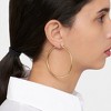 Adornia Tarnish Resistant 14k Gold Plated Hoop Earring Set - image 2 of 4