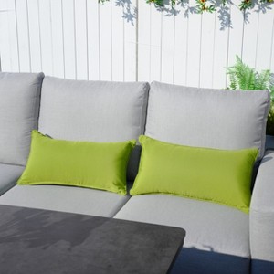 Moda Furnishings Outdoor Reversible Throw Pillow (Set of 2) - 1 of 4