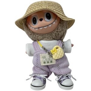 Doll Clothes Superstore Lavender Dreams: 6-Piece Shopping Outfit for 17.5 cm Labubu Dolls - 1 of 4