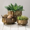 Sullivans Set Of 3 Decorative Iron Bowls 10"H, 9"H & 5"H Gold - 2 of 3