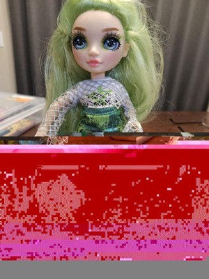  Rainbow High Jade, Green with Slime Kit & Pet, 11 Shimmer  Posable Fashion Doll with DIY Sparkle Slime, Magical Yeti Pet. Fun Play  Accessories, Great Toy Gift for Girls Kids Ages