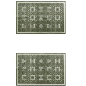 Unique Bargains Waterproof Anti-Slip Foot Wipe No Washing Kitchen Floor Mat - 1 of 4