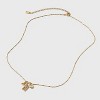 14K Gold Dipped Charm Initial Pendant Necklace - A New Day™ Gold - 3 of 4
