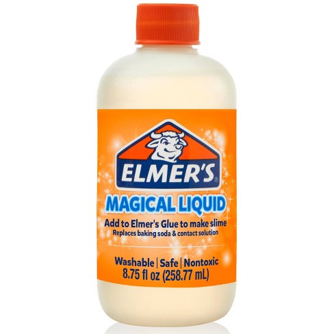  Elmer's Magical Liquid Slime Activator (9 fluid ounces) and  Elmer's Glow in the Dark Liquid Glue, Great for Making Slime, Washable,  Assorted Colors : Arts, Crafts & Sewing