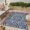 LunaLulinlk Navy Polypropylene 2205B 5'3" X 7'6" - 2 of 4