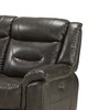 65" Imogen Active Sitting Chair Gray Leather-Aire - Acme Furniture - 3 of 4