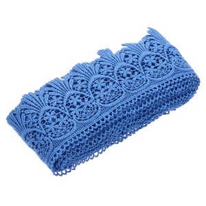 Unique Bargains Cotton Vintage Hollow Lace Decorative Ribbon Trim 4.8 Yards x 3 Inch - 1 of 3