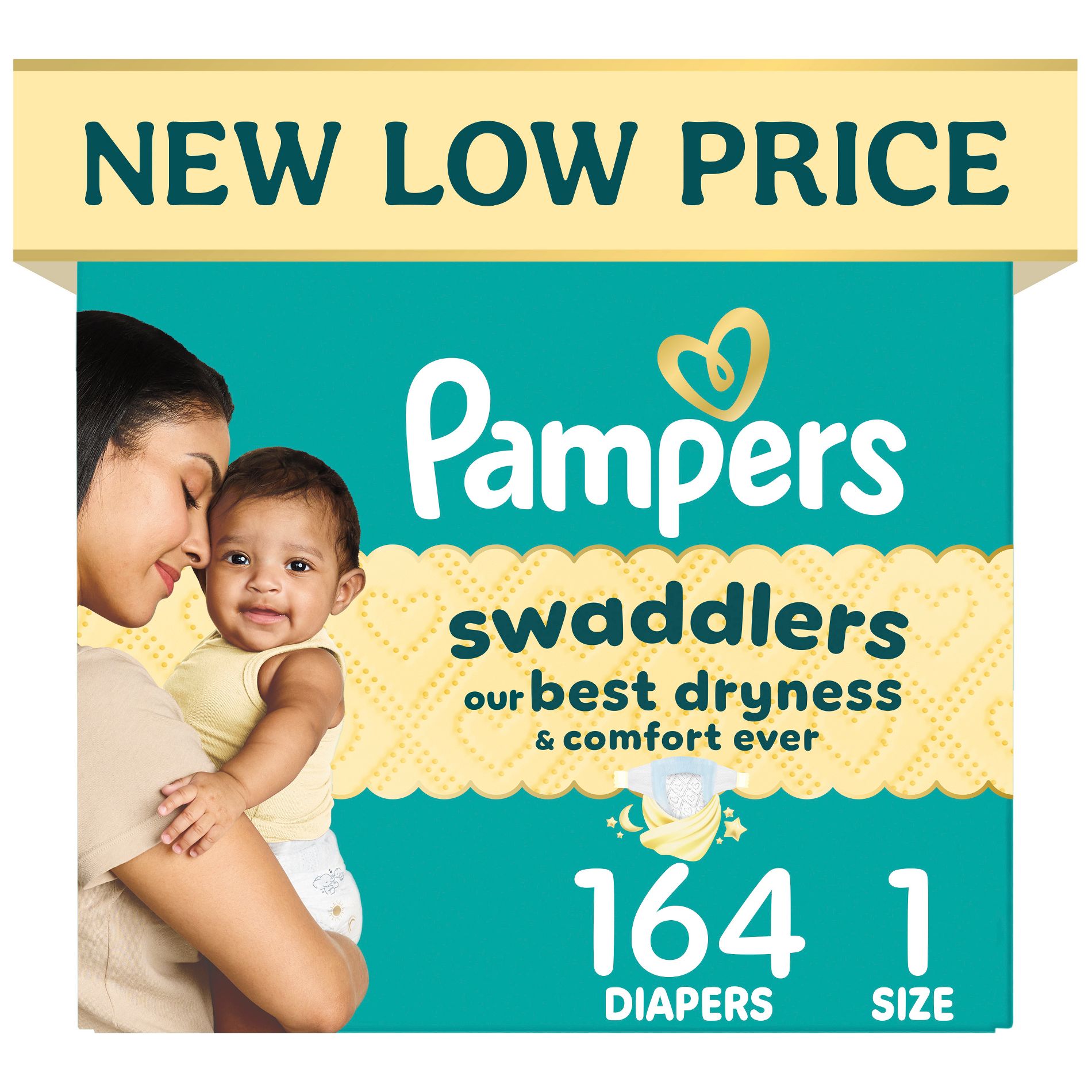 Pampers Swaddlers Sensitive Disposable Diapers - (Select Size and Count)