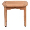 Amazonia Certified Teak 100 FSC Side Table - 2 of 2