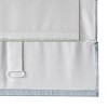 Dsvimoy Curtain Panel Basketweave Roman Shade Cordless for Modern Urban Living Spaces, Light Blue, 11.42"*4.4"*7.48" - 4 of 4