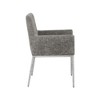 Meridian Furniture,Reeves Chenille Fabric Dining Chair, Set of 2 - 4 of 4
