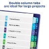 Avery Ready Index 24 Tab Double Column Binder Dividers, Customizable Table of Contents, Multicolor Tabs, 1 Set (11321) - 3 of 4