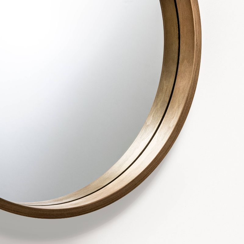Round Wood Framed Wall Mirror - Hearth & Hand™ with Magnolia, 5 of 12