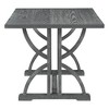 NicBex Dining Table Set for 6 Retro Rectangular Dining Room Table and Chairs with Bench for Kitchen - 2 of 4