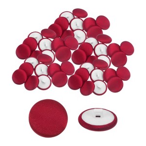 Unique Bargains Bridal Wedding Dress Suit DIY Satin Shiny Sewing Buttons 50 Pcs - 1 of 4