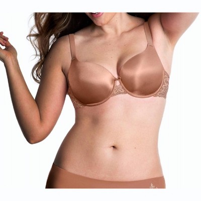 Women's Lace Shine T-Shirt Bra - Curvy Couture