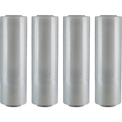 The Packaging Wholesalers 18" x 1500' 80 Gauge Extended Core Stretch Wrap Ultra Clear FSTSF188CAST