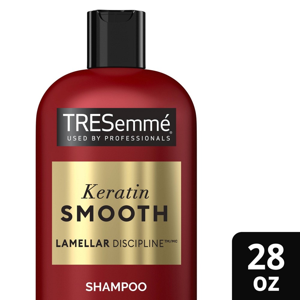 Photos - Hair Product TRESemme Shampoo for Transforming Unruly Hair Keratin Smooth Formulated wi 