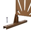 CAVINAS Matrix Metal Decorative Patio Screens, Outdoor & Indoor, Freestanding Decorative Privacy Screen for Deck Balcony Patio - 4 of 4