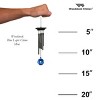 Woodstock Windchimes Woodstock Blue Lapis Chime  Wind Chimes For Outside  Wind Chimes For Garden  Patio  and Outdoor DÃƒÂ©cor  21"L - 4 of 4