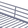 INFURNIC Beds Metal Loft Bed Full Size with Safety Guardrails Flat Ladder and Under-Bed Storage for Kids and Adults, Grey, 77.56"*56.5"*61.81" - 4 of 4