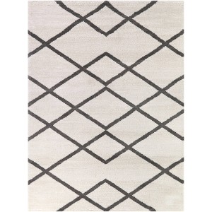 Balta Rugs 7'10"x10' Christine Geometric Plush Area Rug Charcoal - 1 of 4
