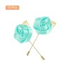 Unique Bargains Ceremony Anniversary Rose Wedding Groom Boutonnieres Pins 2"x3.5" 10 Pcs - 3 of 3