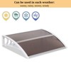 Karl Home | Winado 39 in. W x 5 in. D Plastic Brown Cover Retractable Door / Window Awning - 4 of 4