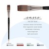 New York Central Oasis Synthetic Brush - Flat - Handmade in Germany, Professional Watercolor Brushes with Ergonomic Handle, Soft, Absorbent Bristles - 2 of 4