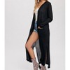 Women's Hoodie Maxi Cardigan - BluIvy - 2 of 4