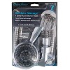 Whedon Rainbow Massage Showerhead 2 gpm, Polished Chrome Plastic 7 settings Handheld - 2 of 4