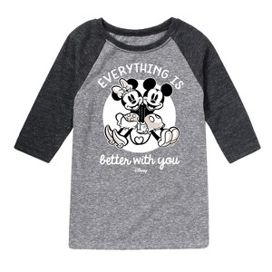 Boys' - Disney - Mickey & Friends Raglan Graphic T-Shirt - 1 of 4