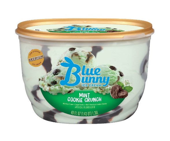 Blue Bunny Mint Cookie Crunch Ice Cream - 46 fl oz