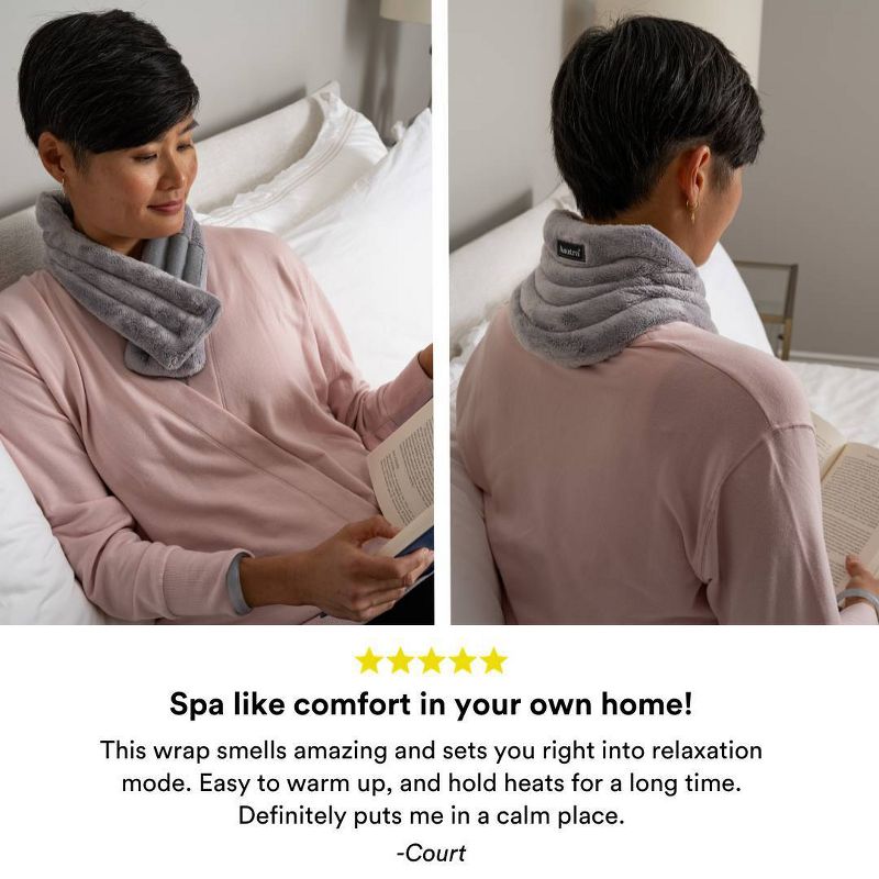 Asutra Cozy Weighted Neck Warmer Aromatherapy Wrap, 6 of 7