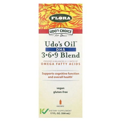 Flora Udo's Choice, Udo's Oil DHA 3-6-9 Blend, 17 fl oz (500 ml)