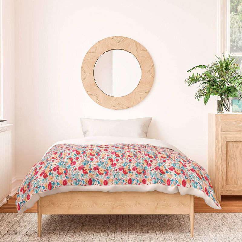 Deny Designs alison janssen Charming Floral Duvet Cover Bedding Set, 4 of 6