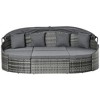 Resenkos Convertible Rattan Daybed Sectional, Outdoor Sectional Furniture, Light Gray - 2 of 4
