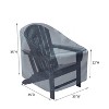 Summerset Shield Lounge Chair Chair Cover Ultimate Protection for Your Outdoor Furniture Mercury - 2 of 4