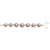 EVERLY JEWELRY | Silver Freshwater Pearl Beads Necklace – Multiple Pearl Color Options - 4 of 4