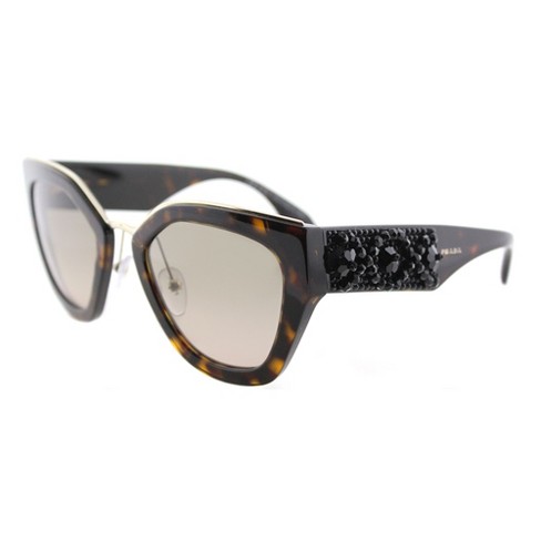 Prada Ornate Pr 10ts 2au3d0 Womens Cat-eye Sunglasses Havana 52mm : Target