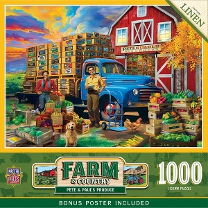 MasterPieces Farm & Country - Pete & Paul's Produce 1000 Piece Jigsaw Puzzle - 1 of 4