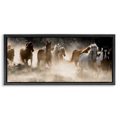 Stupell Industries Striking Horse Herd Galloping, 25" x 11"
