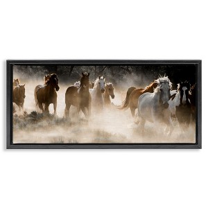 Stupell Industries Striking Horse Herd Galloping, 25" x 11" - 1 of 4