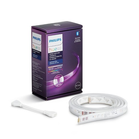 Soldes Philips Hue White And Color Ambiance Gradient Lightstrip Bluetooth  Extension 1m (929002995001) 2024 au meilleur prix sur