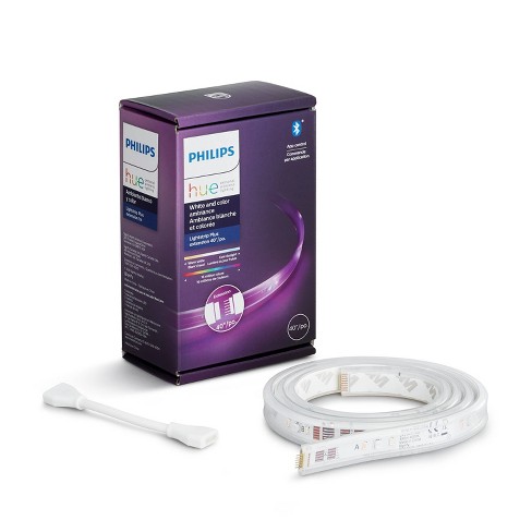 Philips Hue White And Color Ambiance Bluetooth Enabled Lightstrip Base Kit  : Target