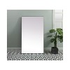 Elegant Lighting Metal Frame Rectangle Full Length Mirror 36x60 Inch in Silver - 2 of 4