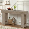 MAYEERTY End Table 63 Inch Farmhouse Wooden Sofa Table Entryway Table - 3 of 4