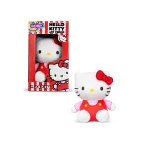 Schylling Hello Kitty and Friends Micro Teenies Plush – Hello Kitty (Red on Pink), 3-Inch Collectible, Ages 3+ - 1 of 2