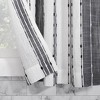 2pc Archaeo Slub Textured Striped Cotton Cafe Curtain Tier Pair - 3 of 4